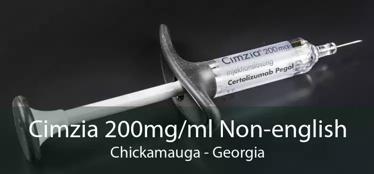 Cimzia 200mg/ml Non-english Chickamauga - Georgia