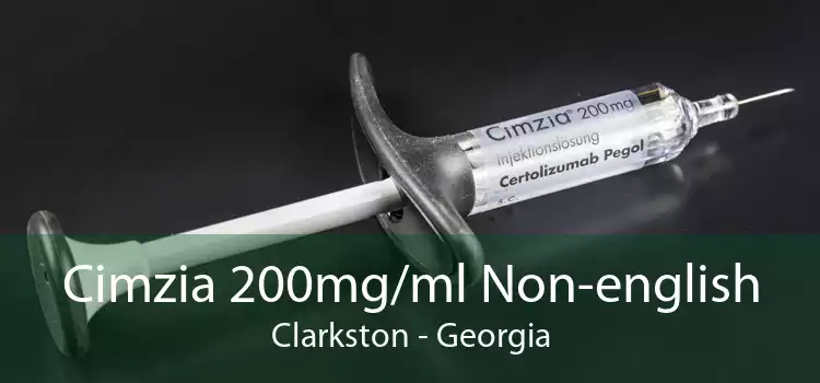 Cimzia 200mg/ml Non-english Clarkston - Georgia