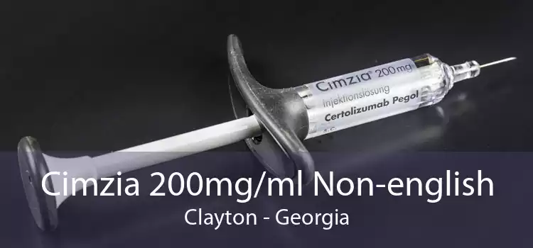 Cimzia 200mg/ml Non-english Clayton - Georgia