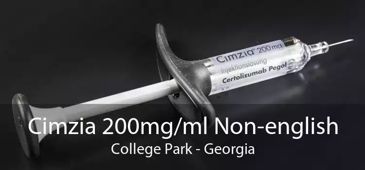 Cimzia 200mg/ml Non-english College Park - Georgia