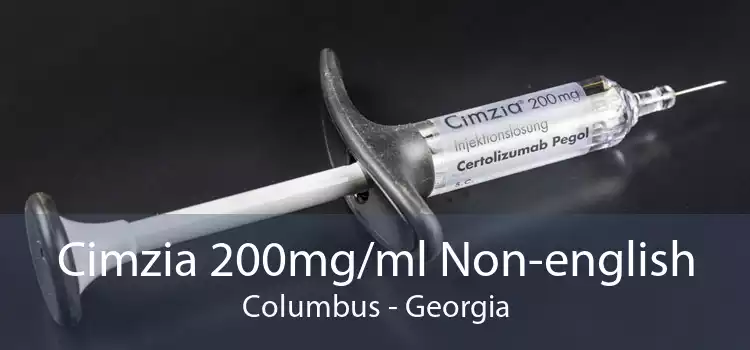 Cimzia 200mg/ml Non-english Columbus - Georgia