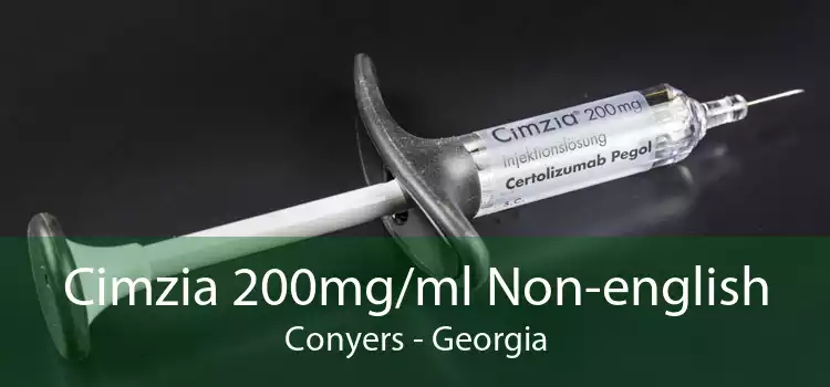 Cimzia 200mg/ml Non-english Conyers - Georgia