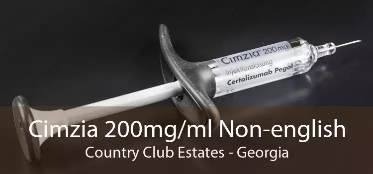 Cimzia 200mg/ml Non-english Country Club Estates - Georgia