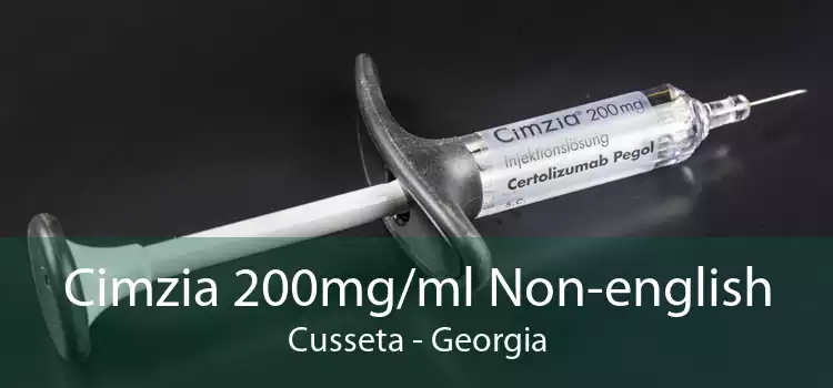 Cimzia 200mg/ml Non-english Cusseta - Georgia