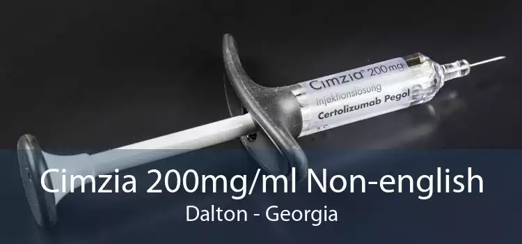 Cimzia 200mg/ml Non-english Dalton - Georgia