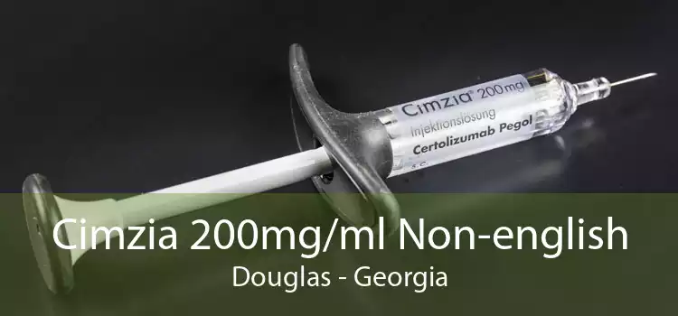 Cimzia 200mg/ml Non-english Douglas - Georgia