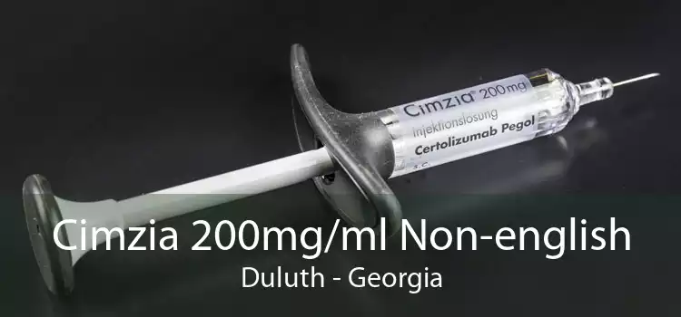 Cimzia 200mg/ml Non-english Duluth - Georgia