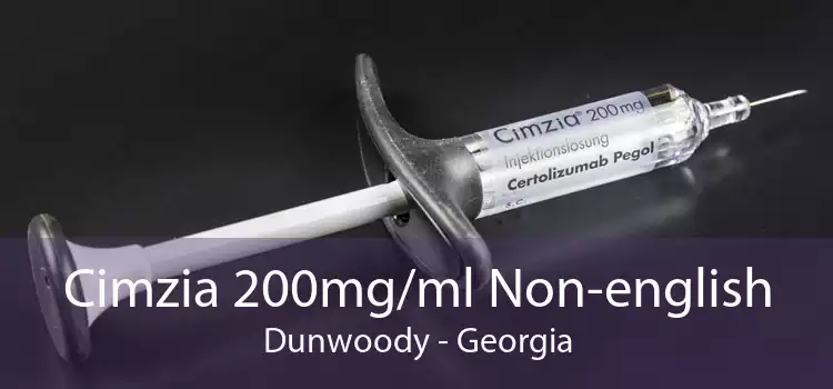 Cimzia 200mg/ml Non-english Dunwoody - Georgia