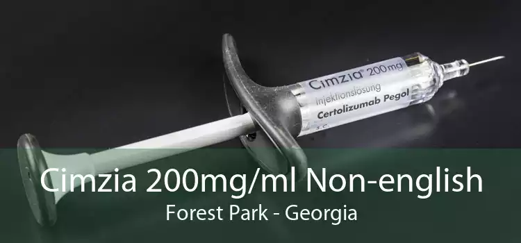 Cimzia 200mg/ml Non-english Forest Park - Georgia