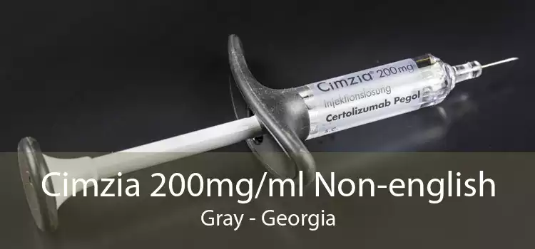 Cimzia 200mg/ml Non-english Gray - Georgia