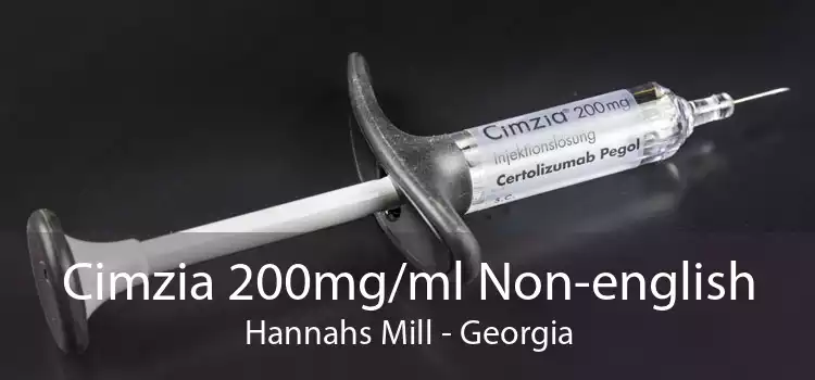 Cimzia 200mg/ml Non-english Hannahs Mill - Georgia