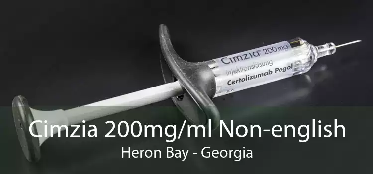 Cimzia 200mg/ml Non-english Heron Bay - Georgia