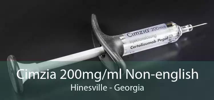 Cimzia 200mg/ml Non-english Hinesville - Georgia