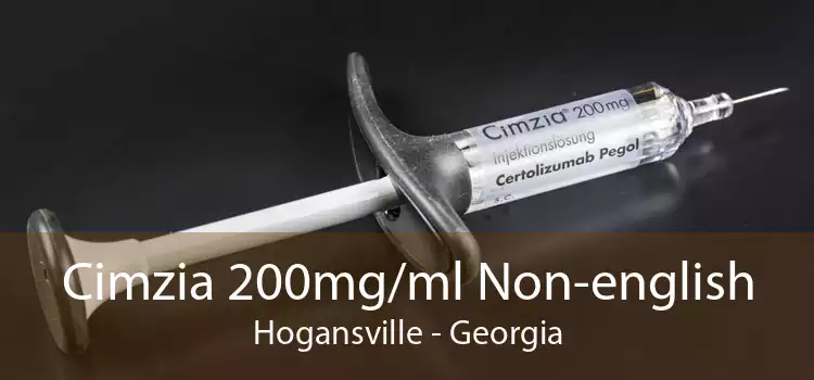 Cimzia 200mg/ml Non-english Hogansville - Georgia