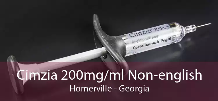 Cimzia 200mg/ml Non-english Homerville - Georgia