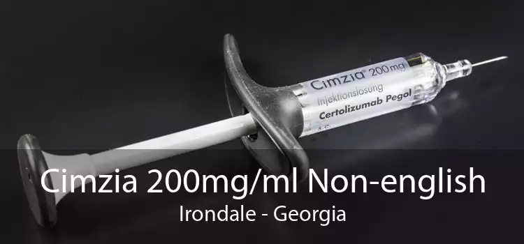 Cimzia 200mg/ml Non-english Irondale - Georgia
