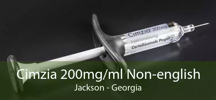Cimzia 200mg/ml Non-english Jackson - Georgia