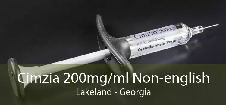 Cimzia 200mg/ml Non-english Lakeland - Georgia