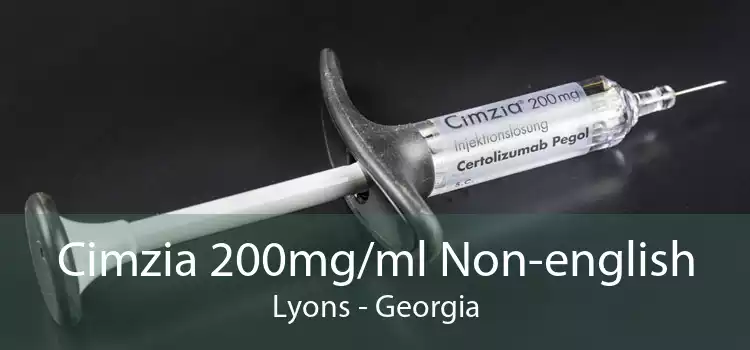 Cimzia 200mg/ml Non-english Lyons - Georgia