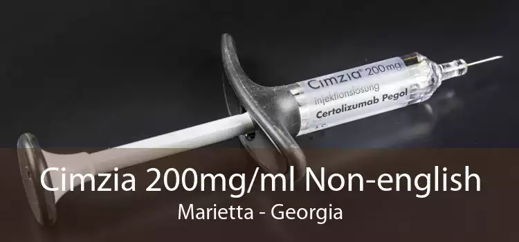 Cimzia 200mg/ml Non-english Marietta - Georgia