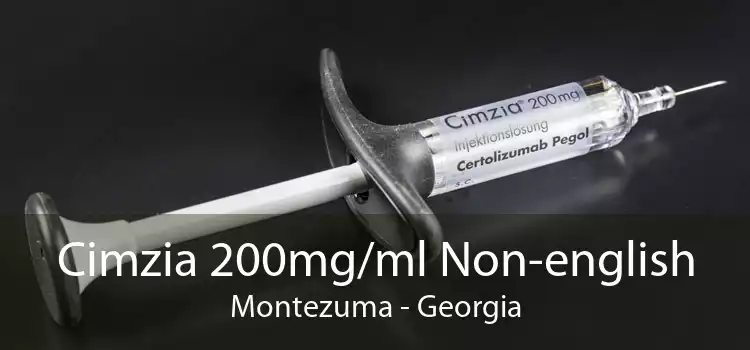 Cimzia 200mg/ml Non-english Montezuma - Georgia