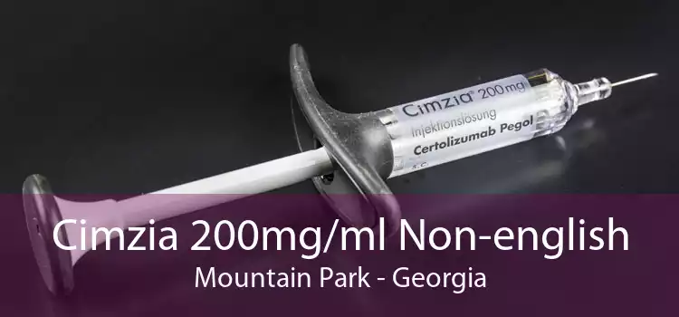 Cimzia 200mg/ml Non-english Mountain Park - Georgia