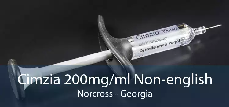 Cimzia 200mg/ml Non-english Norcross - Georgia
