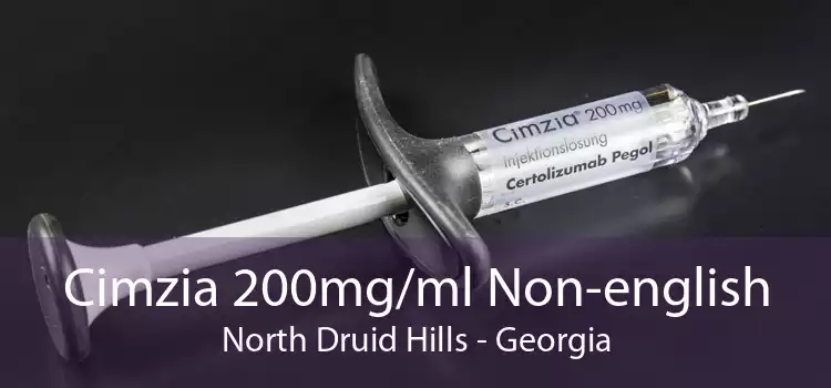 Cimzia 200mg/ml Non-english North Druid Hills - Georgia