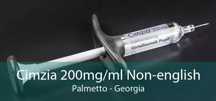 Cimzia 200mg/ml Non-english Palmetto - Georgia