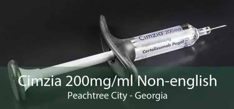Cimzia 200mg/ml Non-english Peachtree City - Georgia