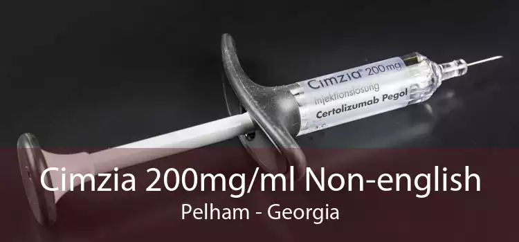 Cimzia 200mg/ml Non-english Pelham - Georgia
