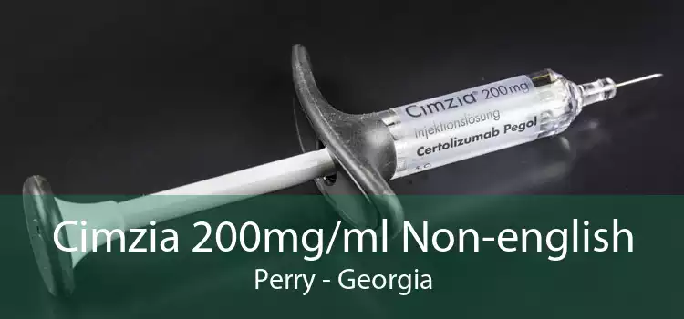 Cimzia 200mg/ml Non-english Perry - Georgia