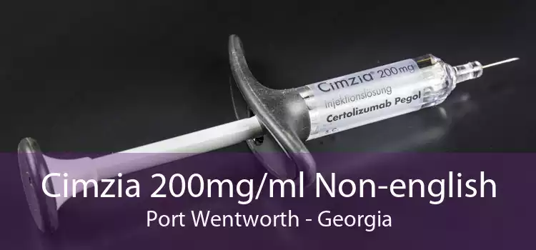 Cimzia 200mg/ml Non-english Port Wentworth - Georgia