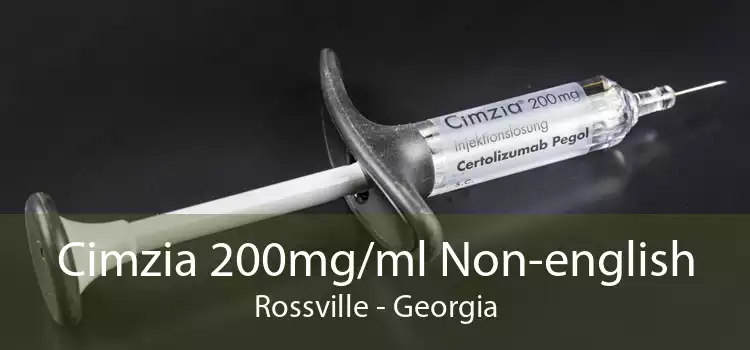 Cimzia 200mg/ml Non-english Rossville - Georgia