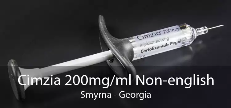 Cimzia 200mg/ml Non-english Smyrna - Georgia