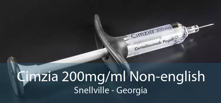 Cimzia 200mg/ml Non-english Snellville - Georgia
