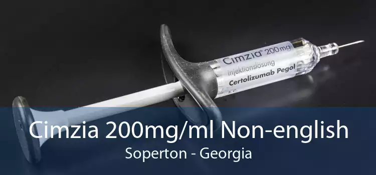 Cimzia 200mg/ml Non-english Soperton - Georgia