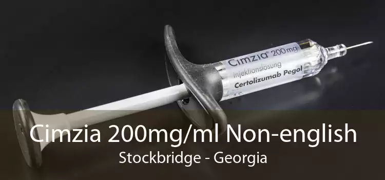 Cimzia 200mg/ml Non-english Stockbridge - Georgia