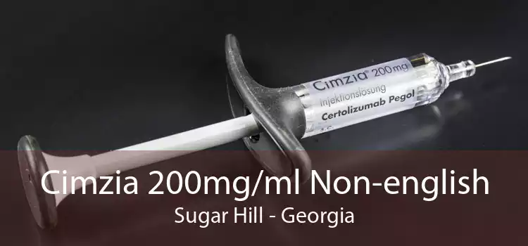 Cimzia 200mg/ml Non-english Sugar Hill - Georgia