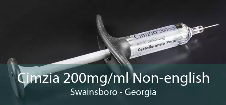 Cimzia 200mg/ml Non-english Swainsboro - Georgia