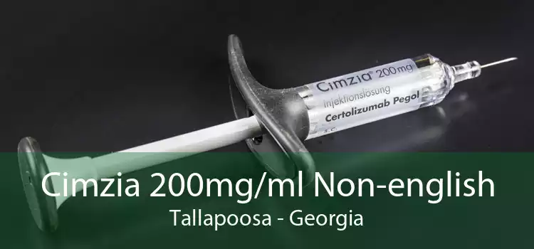 Cimzia 200mg/ml Non-english Tallapoosa - Georgia