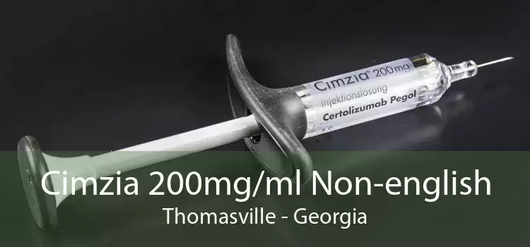 Cimzia 200mg/ml Non-english Thomasville - Georgia