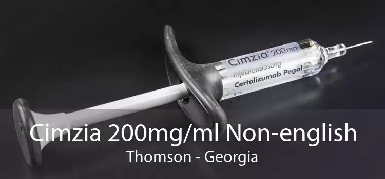 Cimzia 200mg/ml Non-english Thomson - Georgia