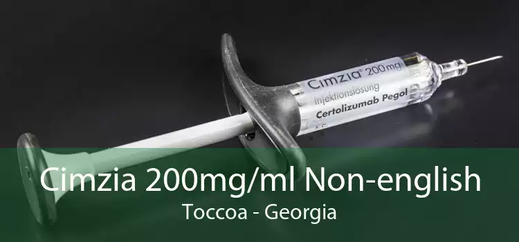 Cimzia 200mg/ml Non-english Toccoa - Georgia