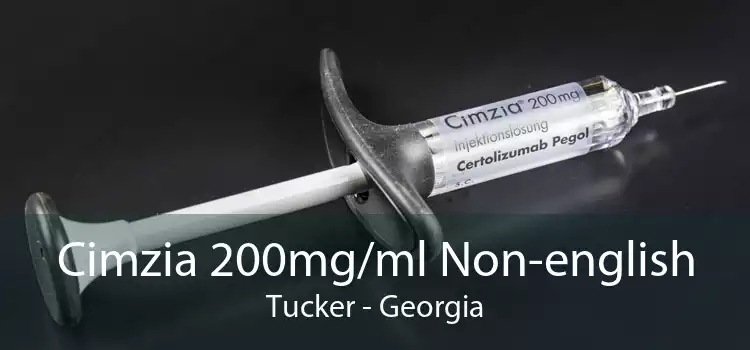 Cimzia 200mg/ml Non-english Tucker - Georgia
