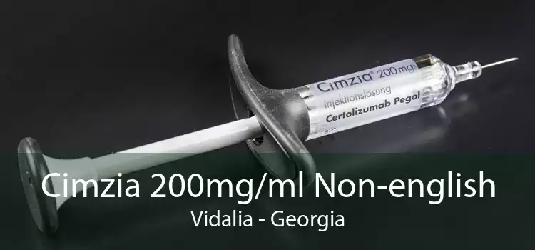Cimzia 200mg/ml Non-english Vidalia - Georgia