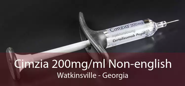 Cimzia 200mg/ml Non-english Watkinsville - Georgia