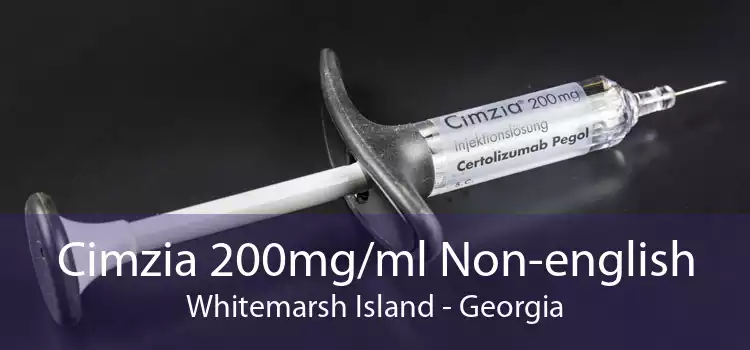 Cimzia 200mg/ml Non-english Whitemarsh Island - Georgia