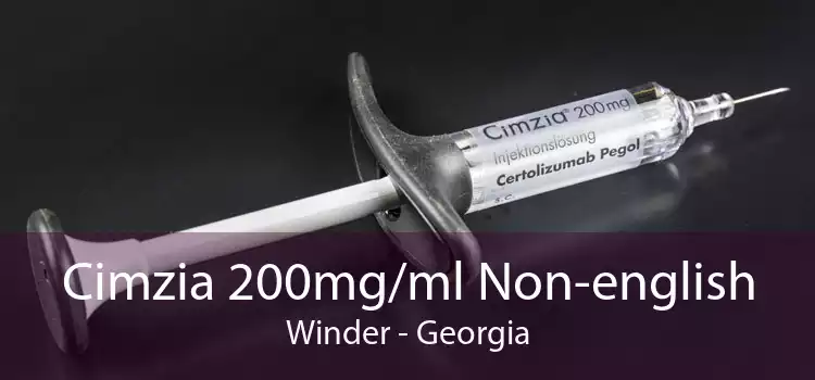 Cimzia 200mg/ml Non-english Winder - Georgia