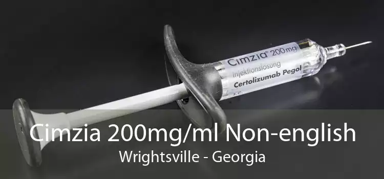 Cimzia 200mg/ml Non-english Wrightsville - Georgia